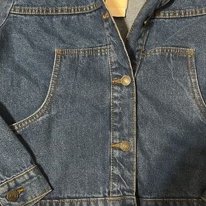 Noisy May Denim Jacket With Hood